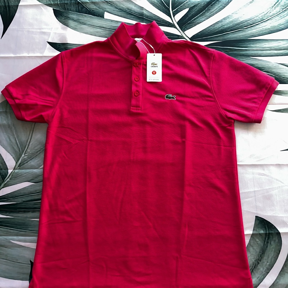 Lacoste Men's Polo Shirt in Pink